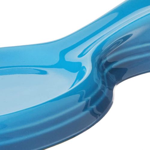 르크루제 Le Creuset PG0304C-2559 Stoneware Spoon Rest, 10-Inch, Marseille: Blue Spoon Rest: Kitchen & Dining