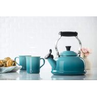 [아마존베스트]Le Creuset Enamel On Steel Whistling Tea Kettle, 1.7 qt., Caribbean