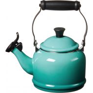 [아마존베스트]Le Creuset Enamel-on-Steel Demi Teakettle, 1-1/4-Quart, Black