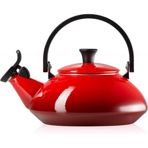 르크루제 [아마존베스트]Le Creuset Enamel On Steel Zen Tea Kettle, 1.6 qt., Cerise