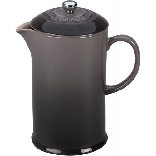 르크루제 [아마존베스트]Le Creuset Stoneware French Press, 34 oz., Oyster