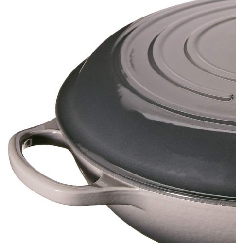 르크루제 Le Creuset Enameled Cast Iron Signature Braiser, 5 qt. , Oyster