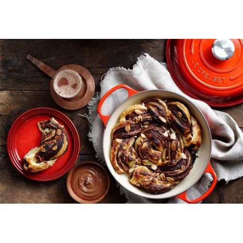 르크루제 Le Creuset Enameled Cast Iron Signature Braiser, 3.5 qt., Cerise