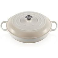 Le Creuset Enameled Cast Iron Signature Braiser, 5 qt. , Meringue