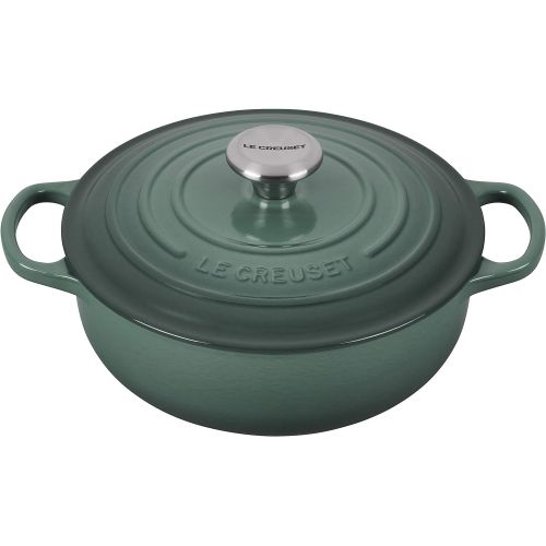 르크루제 Le Creuset Signature Enameled Cast Iron Sauteuse. 3-1/2-Qaurt, Artichaut