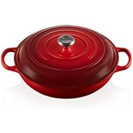 Le Creuset Enameled Cast Iron Signature Braiser, 5 qt. , Cerise