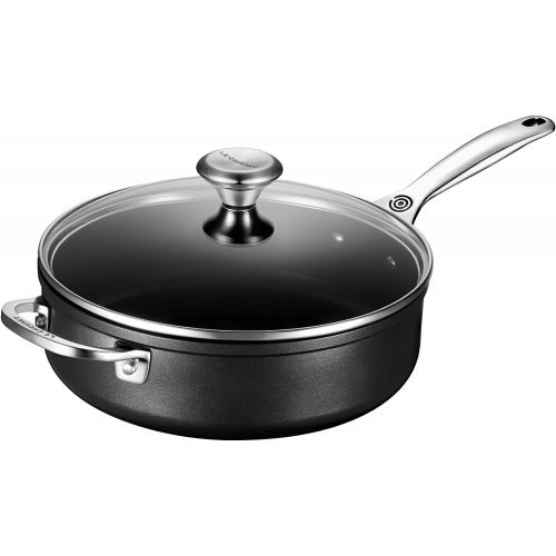 르크루제 Le Creuset Toughened Nonstick PRO Saute Pan With Glass Lid, 4.25 qt.