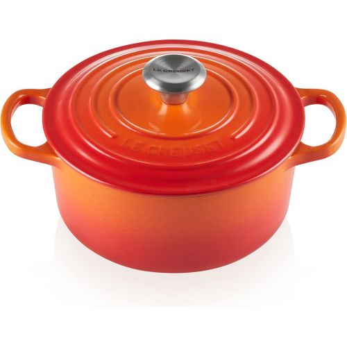 르크루제 [아마존베스트]Le Creuset Enameled Cast Iron Signature Round Dutch Oven, 4.5 qt., Flame