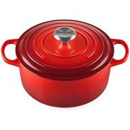 [아마존베스트]Le Creuset Enameled Cast Iron Signature Round Dutch Oven, 9 qt., Cerise