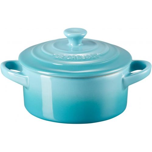 르크루제 [아마존베스트]Le Creuset Stoneware Mini Round Cocotte, 8 oz., Caribbean