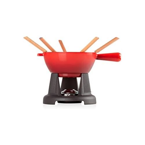 르크루제 [아마존베스트]Le Creuset Cheese Fondue Set Savoyarde & Bourguignonne Cherry Red