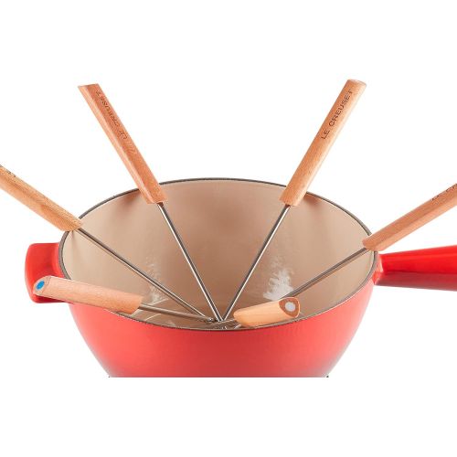 르크루제 [아마존베스트]Le Creuset Cheese Fondue Set Savoyarde & Bourguignonne Cherry Red