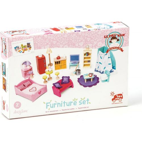  Le Toy Van Dollhouse Furniture & Accessories, Deluxe Furniture Set