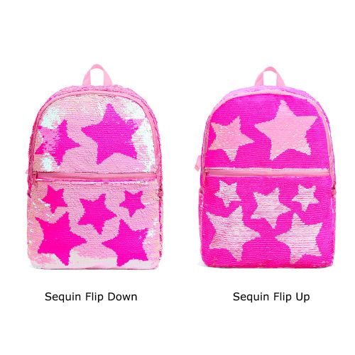  Le Vasty Sequin School Backpack for Girls Kids Cute Elementary Book Bag Bookbag Teen Glitter Sparkly Back Pack