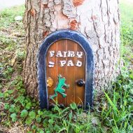 LeCimentBleu fairy garden - Fairy garden accessories - Fairy door - Garden decor - Fairy door for tree - Fairy house door - Large fairy door - Fairy pad