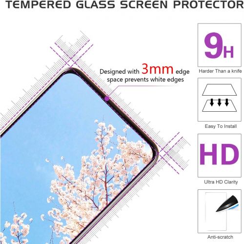  [아마존베스트]LeYi Compatible for iPhone 8 Case, iPhone 7 Case, iPhone 6s/ 6 Case with Tempered Glass Screen Protector [2 Pack], Military-Grade Protective Phone Case with Ring Kickstand for iPho