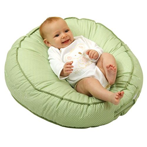  [아마존베스트]Leachco Podster Sling-Style Infant Seat Lounger, Sage Pin Dot