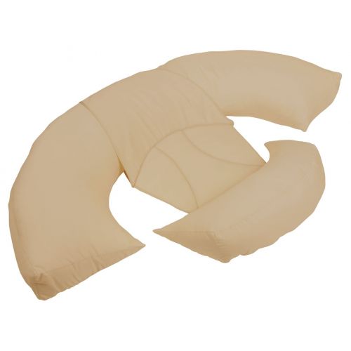  Leachco Body Bumper PregnancyMaternity Contoured Body Pillow System, Khaki