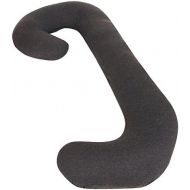 Leachco Snoogle Chic Jersey - Snoogle Total Body Pregnancy Pillow Jersey Knit Easy on-off Zippered Cover - Charcoal