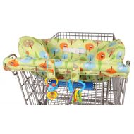 Leachco Prop R Shopper Body Fit Shopping Cart Cover, Green Forest Frolics