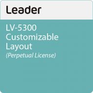 Leader LV-5300 Customizable Layout (Perpetual License)