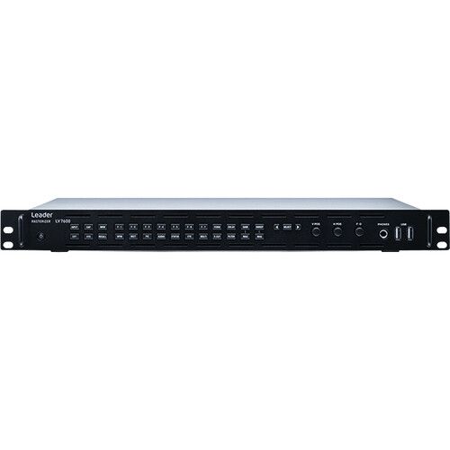  Leader LV-7600 4K 12G-SDI Rasterizer (1 RU, Full-Rack)