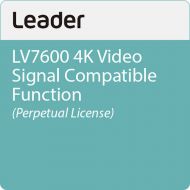 Leader LV7600 4K Video Signal Compatible Function (Perpetual License)