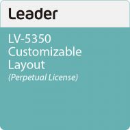 Leader LV-5350 Customizable Layout (Perpetual License)