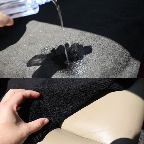  Leader Accessories 100% Waterproof Sweat Towel Front Bucket Seat Covers Anti-slip Backing for Cars Truck SUV Machine Washable Great for Athletes, Running, Swimming, Boxing, Workout
