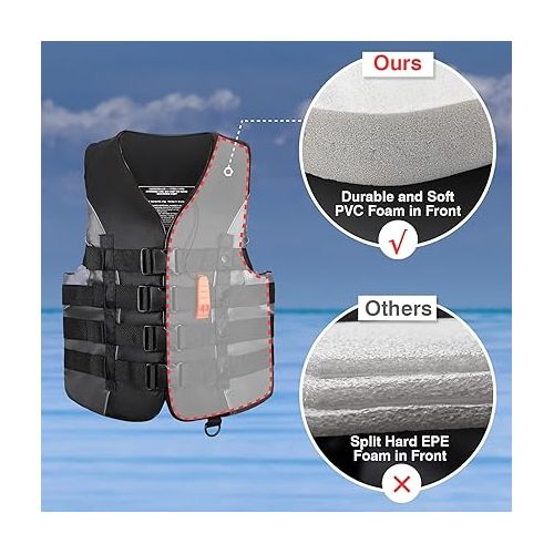  Leader Accessories Adult Universal USCG Approved Vest
