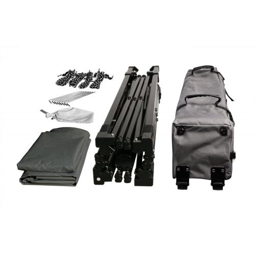  Leader Accessories Instant Pop Up Canopy Straight Leg Wheeled Carry Bag Included