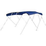 Leader Accessories 3 Bow and 4 Bow 600D Polyester Bimini Canvas Replacement Without Poles and Parts, Only Canvas