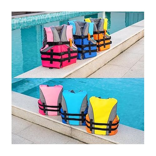  Leader Accessories Youth USCG Approved Life Jacket Vest Boating Vest