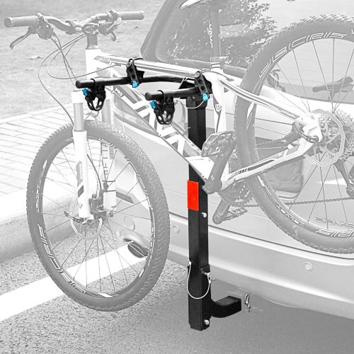  [아마존베스트]Leader Accessories Hitch Mounted 2 Bike Rack Bicycle Carrier Racks Foldable Rack for Cars, Trucks, SUVs and Minivans with 2 Hitch Receiver