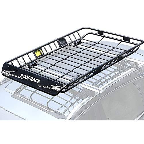  Leader Accessories Upgraded Roof Rack with 150 LB Capacity Extension 64x 39x 5 Car Top Luggage Holder Carrier Basket Fit for SUV Truck Cars