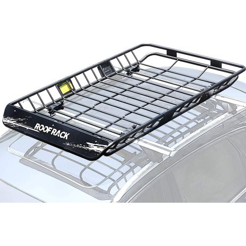  Leader Accessories Upgraded Roof Rack with 150 LB Capacity Extension 64x 39x 5 Car Top Luggage Holder Carrier Basket Fit for SUV Truck Cars