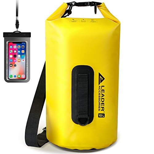  Leader Accessories Heavy Duty Vinyl Waterproof Dry Bag for Boating Kayaking Fishing Rafting Swimming Floating and Camping