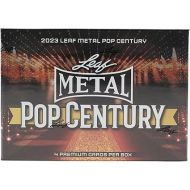 2023 Leaf Pop Century Metal Hobby Box 3 Autograph Trading Cards Per Box