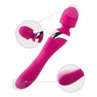 Lealso Personal Massager,Handheld Powerful Massager,Handheld Waterproof Massagers, Electric Wireless Cordless Portable Massager for Back Neck Shoulder Waterproof USB Chargeable (Pink)