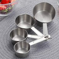 Measuring Spoons - Stainless Steel Measuring Cup Kitchen Measuring Spoon Scoop For Baking Tea Coffee Kichen Accessories Measuring Tool Set - by Leandro GR