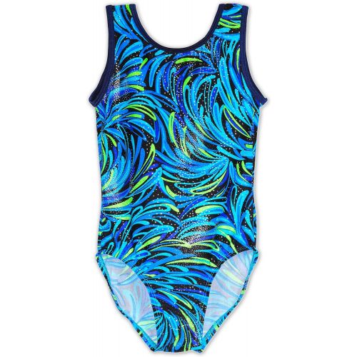  Pelle Leap Gear Gymnastics Leotard Girls - Turquoise, Teal, Blue Green Collection