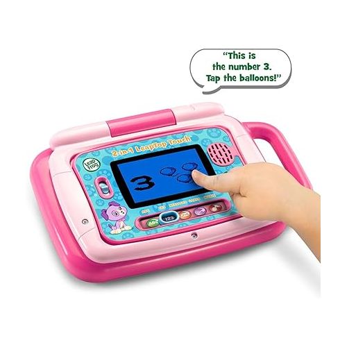  LeapFrog 2-in-1 LeapTop Touch, Pink