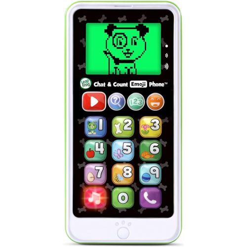  LeapFrog Chat and Count Emoji Phone, Green Small