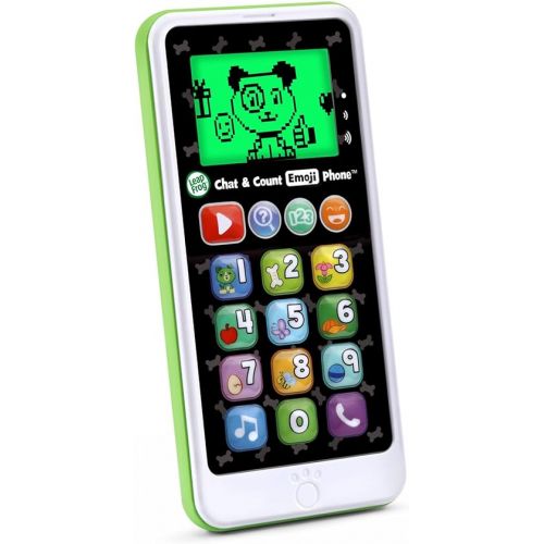  LeapFrog Chat and Count Emoji Phone, Green Small