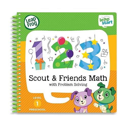  LeapFrog LeapStart Preschool 4-in-1 Activity Book Bundle with ABC, Shapes & Colors, Math, Animals