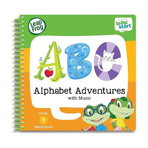  LeapFrog LeapStart Preschool 4-in-1 Activity Book Bundle with ABC, Shapes & Colors, Math, Animals