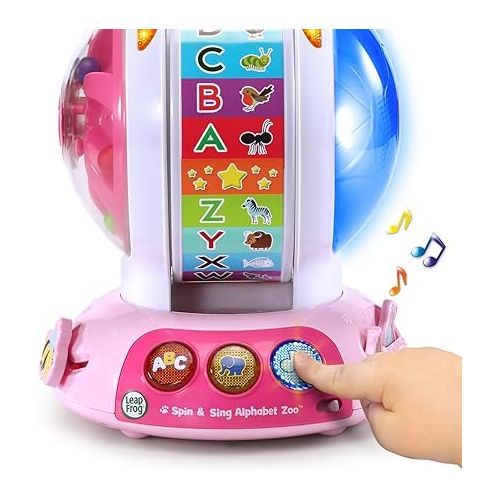 LeapFrog Spin and Sing Alphabet Zoo, Pink