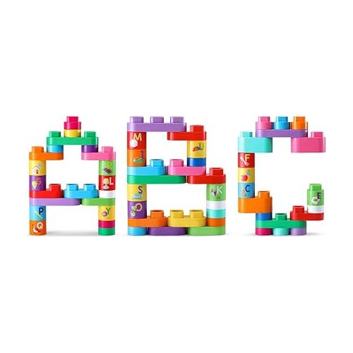  LeapFrog LeapBuilders 81-Piece Jumbo Blocks Box, Pink,24 months to 5 years