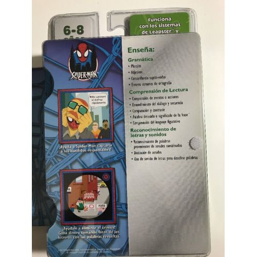  LeapFrog Leapster Game Spider-Man El Caso del Las Letras Revueltas-Span