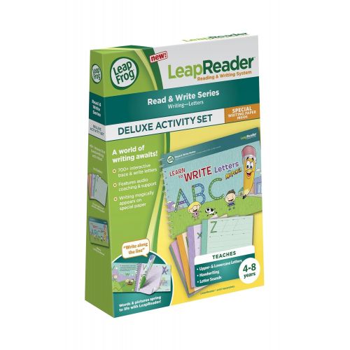  LeapFrog LeapReader Deluxe Writing Workbook: Learn to Write Letters with Mr. Pencil